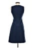 Theory Solid Blue Casual Dress Size 00 - photo 2