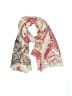 J.Jill 100% Wool Paisley Ivory Burgundy Scarf One size - photo 1