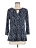 Magnolia Grace Blue 3/4 Sleeve Blouse Size M - photo 1