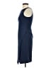 Theory Solid Blue Casual Dress Size 00 - photo 5