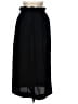 ASOS 100% Polyester Solid Black Casual Skirt Size 12 - photo 2