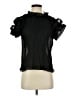 Ups & Downs 100% Polyester Black Short Sleeve Blouse Size S - photo 1