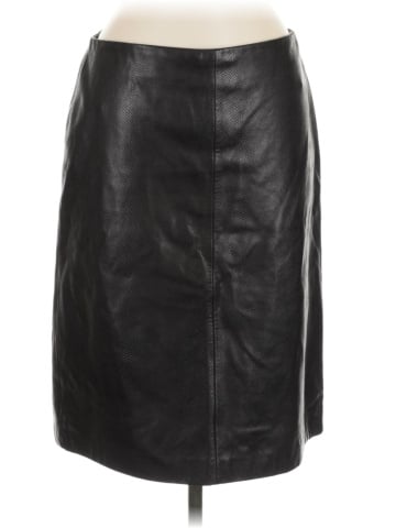 Ann Taylor Leather Skirt (view 1)