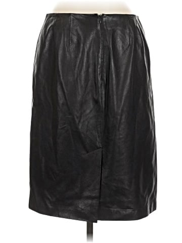 Ann Taylor Leather Skirt (view 2)