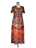 Unbranded Paisley Orange Casual Dress Size XL - photo 1