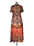 Unbranded Paisley Orange Casual Dress Size XL - photo 2