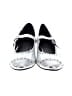 J.Crew Graphic Silver Flats Size 8 - photo 2