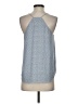 Ann Taylor LOFT 100% Polyester Blue Sleeveless Top Size XS - photo 2