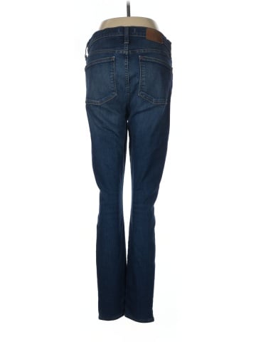 Madewell 9" Mid-Rise Skinny Jeans in Hayes Wash: Button-Front Edition (view 2)