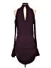 Bebe Solid Burgundy Cocktail Dress Size S - photo 2