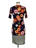 Lularoe Print Black Casual Dress Size M - photo 2