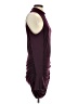 Bebe Solid Burgundy Cocktail Dress Size S - photo 4