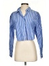 The Drop Stripes Blue Long Sleeve Blouse Size S - photo 1