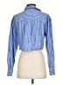 The Drop Stripes Blue Long Sleeve Blouse Size S - photo 2