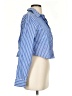 The Drop Stripes Blue Long Sleeve Blouse Size S - photo 4