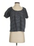 TeXTURE & THREAD Madewell Black Short Sleeve Top Size S - photo 1