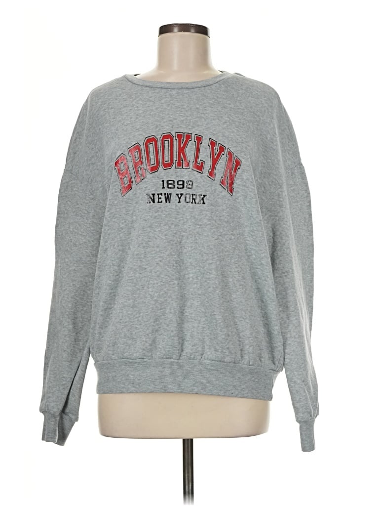 Pre-owned Unbranded Sweatshirt In Gray