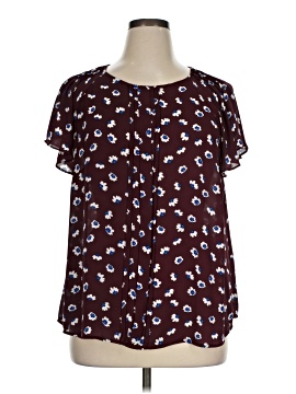 Worthington Short Sleeve Blouse