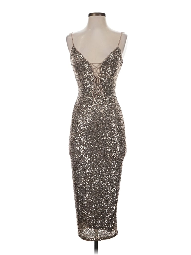 Nookie Cocktail Dress In Gold