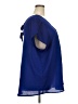 Torrid 100% Polyester Blue Short Sleeve T-Shirt Size 4X Plus (4) - photo 4