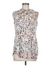 Lularoe Animal Print Ivory Sleeveless Blouse Size M - photo 1