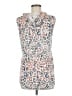 Lularoe Animal Print Ivory Sleeveless Blouse Size M - photo 2