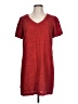 Originality Red Casual Dress Size L - photo 1