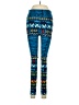 Lularoe Print Blue Leggings One size - photo 1