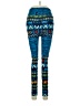 Lularoe Print Blue Leggings One size - photo 2