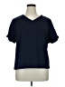 Emery Rose Blue Short Sleeve Blouse Size 1XL - photo 1