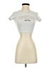 Garage Silver Short Sleeve Turtleneck Size S - photo 1