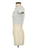 Garage Silver Short Sleeve Turtleneck Size S - photo 5