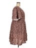 Torrid Print Brown Casual Dress Size 4X Plus (4) - photo 4