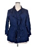 New Directions 100% Rayon Blue Jacket Size 2X - photo 1