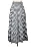 Unbranded 100% Polyester Checkered-gingham Black Casual Skirt Size 5XL - photo 1