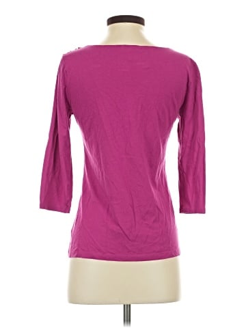 Ann Taylor LOFT Outlet 3/4 Sleeve T-Shirt (view 2)