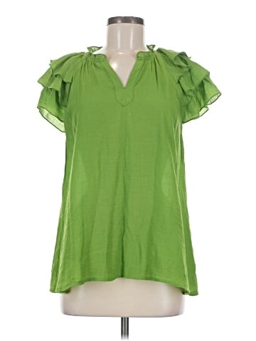 NANETTE Nanette Lepore Short Sleeve Blouse (view 1)