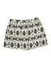 Theory Chevron-herringbone Ivory Shorts Size 6 - photo 2