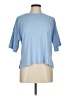Lalavon Blue Short Sleeve Turtleneck Size M - photo 1