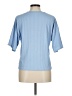 Lalavon Blue Short Sleeve Turtleneck Size M - photo 2