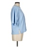 Lalavon Blue Short Sleeve Turtleneck Size M - photo 4