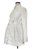 Seraphine 100% Cotton Ivory Long Sleeve Button-Down Shirt Size 8 - photo 1