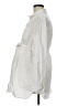 Seraphine 100% Cotton Ivory Long Sleeve Button-Down Shirt Size 8 - photo 5