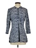 J. McLaughlin Blue 3/4 Sleeve Button-Down Shirt Size S - photo 1