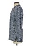 J. McLaughlin Blue 3/4 Sleeve Button-Down Shirt Size S - photo 5