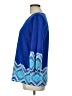 Miami 100% Polyester Blue 3/4 Sleeve Blouse Size L - photo 5