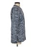 J. McLaughlin Blue 3/4 Sleeve Button-Down Shirt Size S - photo 4
