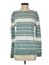 the pulse boutique Stripes Teal Pullover Sweater Size S - photo 1