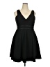 Lovedrobe 100% Polyester Solid Black Cocktail Dress Size 20 - photo 1