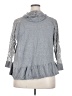 Torrid 100% Cotton Gray Cardigan Size 2X Plus (2) - photo 2